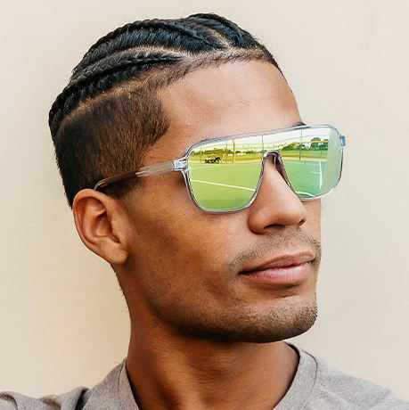 Women's oversized glasses with sturdy frame and generous field of vision Bowlift