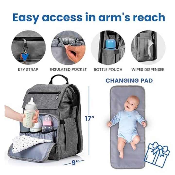 Practical and Stylish Wrap Backpack Bowlift