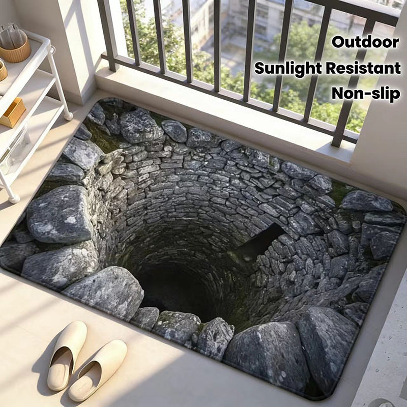 3D Optical Illusion Entrance Mat