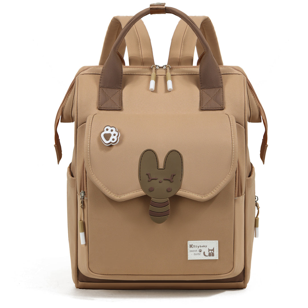 Cute Character Multi-Pocket Diaper Backpack Bowlift