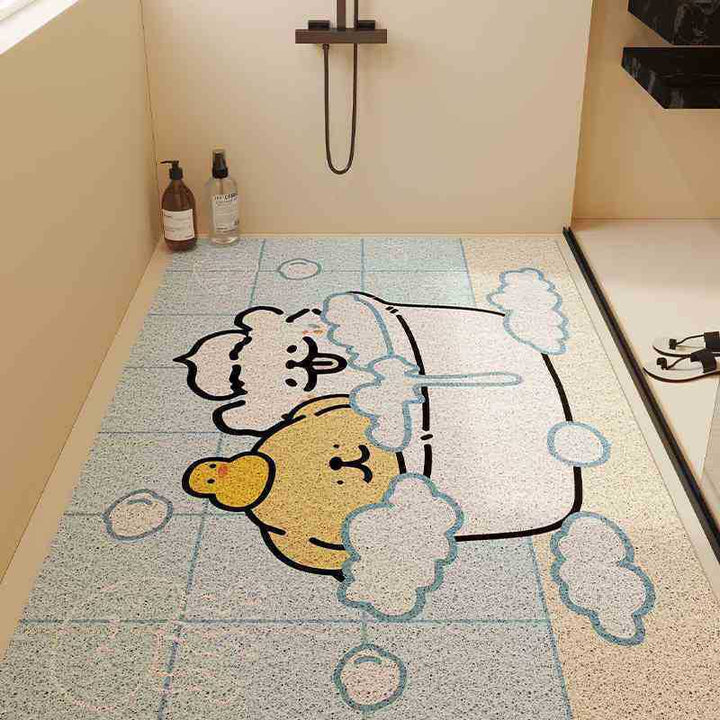 Cartoon Character Themed Bath Mat Bowlift