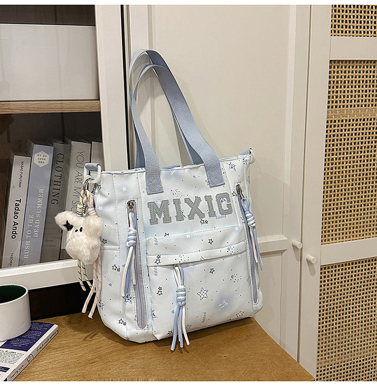 Trendy Illustrated Graphic Backpack Bowlift