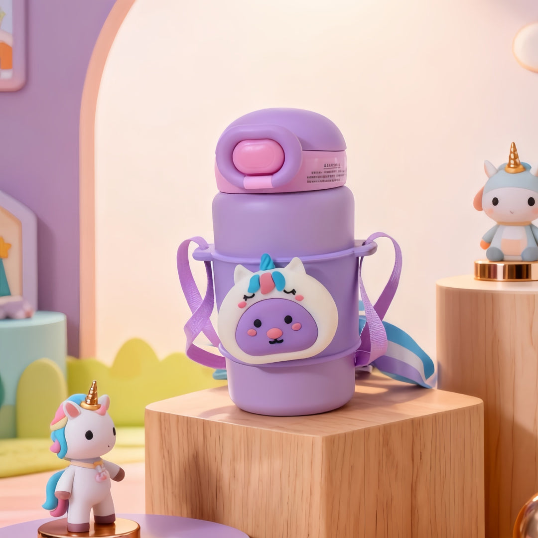 Women's children's drinking bottle with cute animal design Bowlift