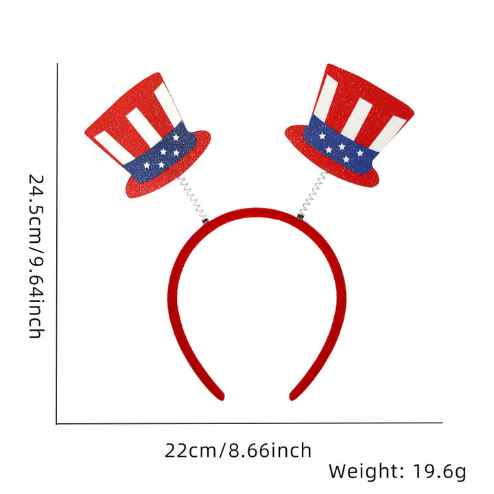 Unisex nan federnd Star Antennas Headband with multilayered ribbon fringes and padded headband Bowlift