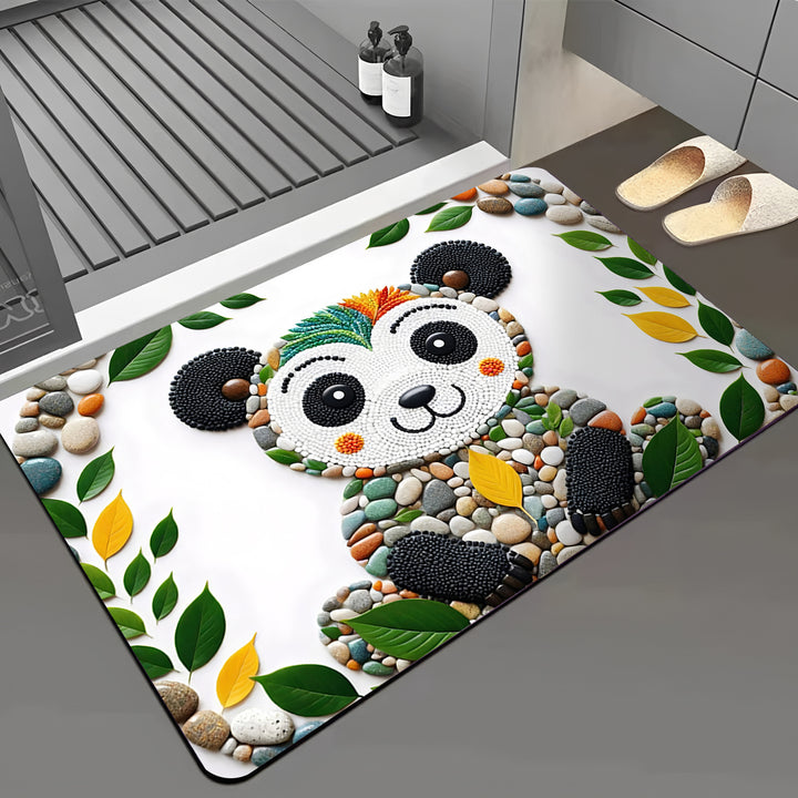 Dragonfly-Themed Bath Mat Bowlift