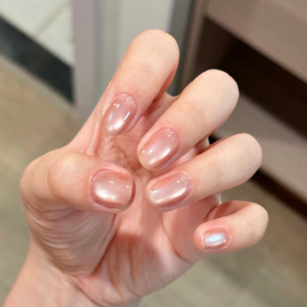 Premium Glossy Square Press-On Nail Extensions