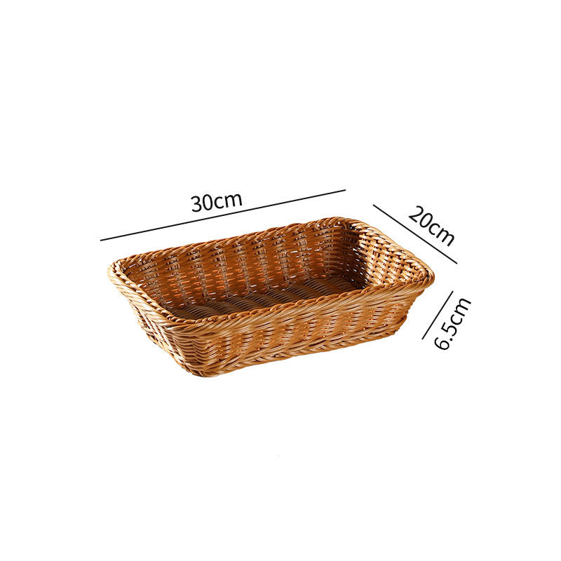 Rectangular Woven Serving Basket Bowlift