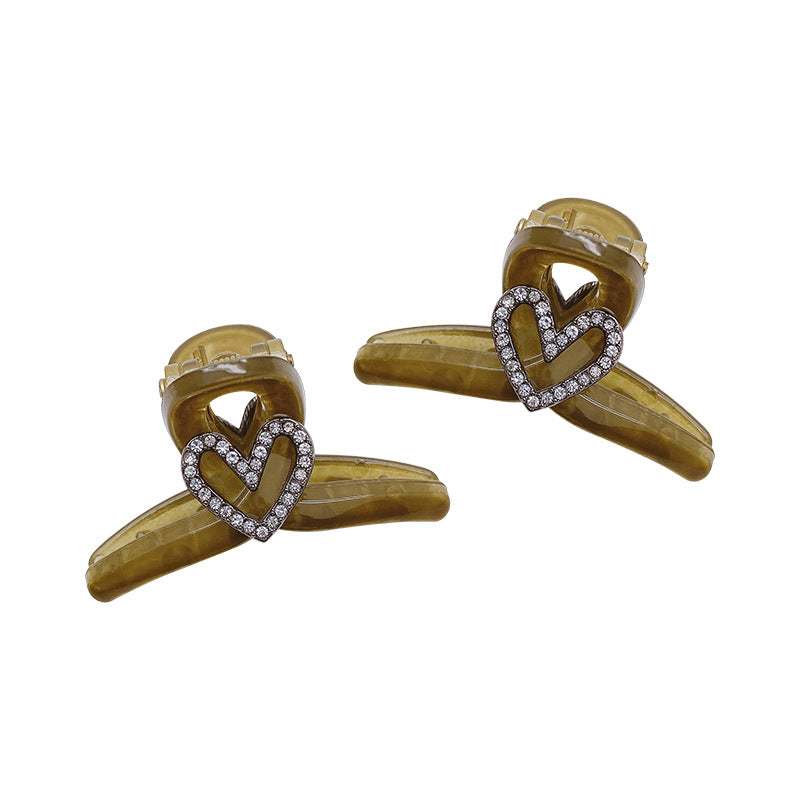 Heart-Shaped Decorative Hair Clip Bowlift