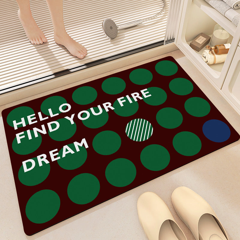 Luxurious Bathroom Floor Mat Bowlift