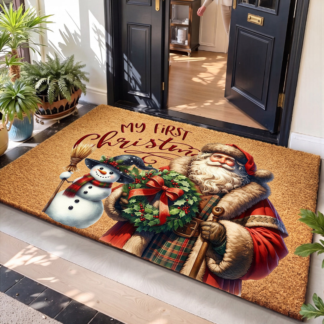 Christmas-Themed Welcome Mat Bowlift