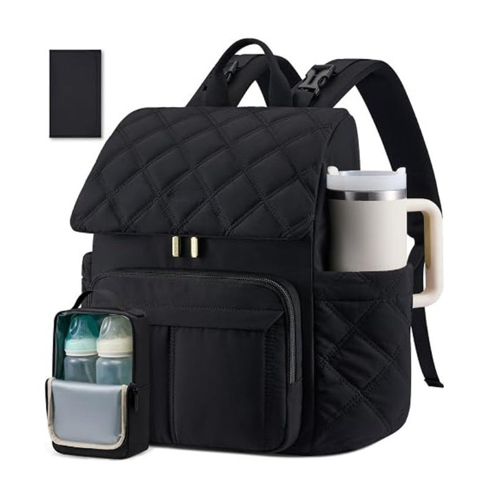 Quilted Multi-Purpose Backpack Bowlift