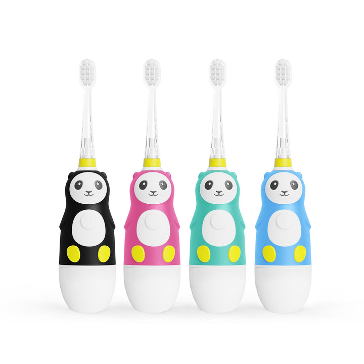 Electric Panda-Themed Toothbrush Set Bowlift