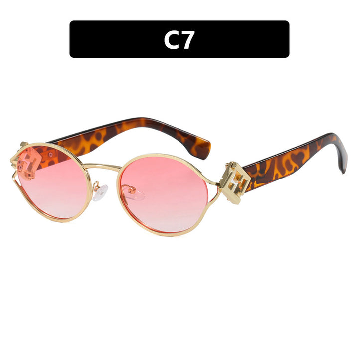 Ladies fashionable sunglasses with elegant metal frame and UV protection Bowlift