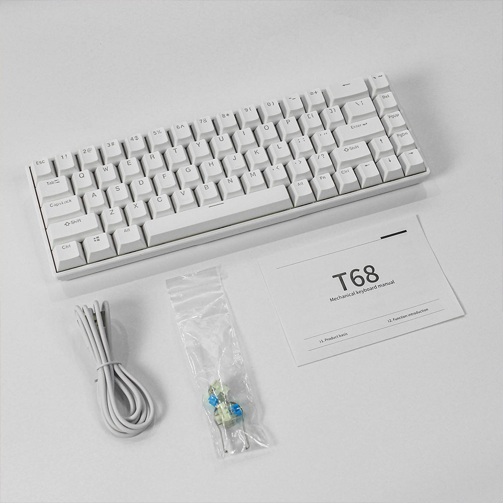Compact RGB Mechanical Keyboard with Customizable Keys Bowlift