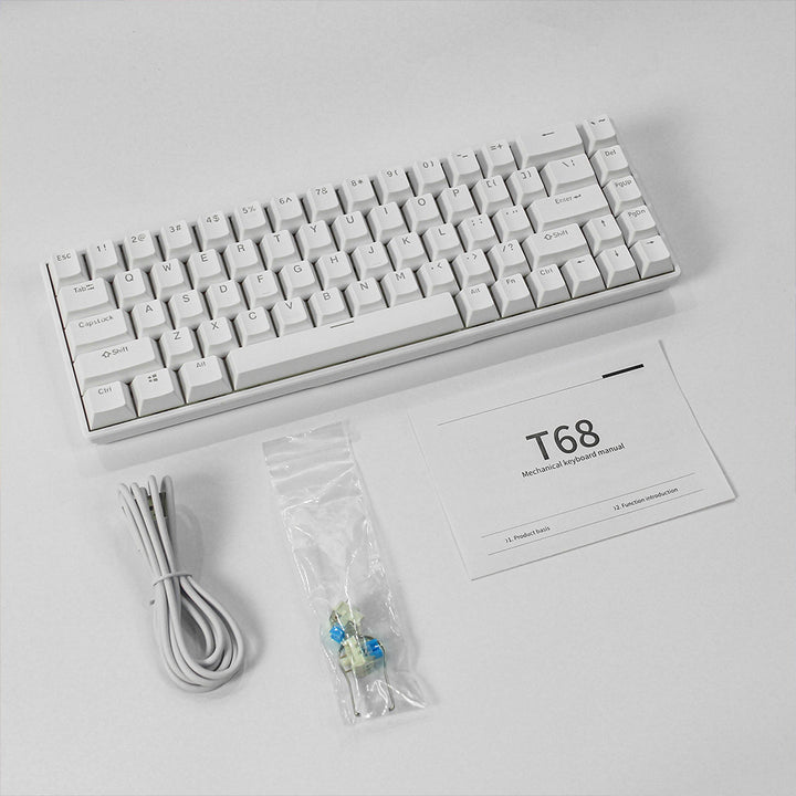 Compact RGB Mechanical Keyboard with Customizable Keys Bowlift