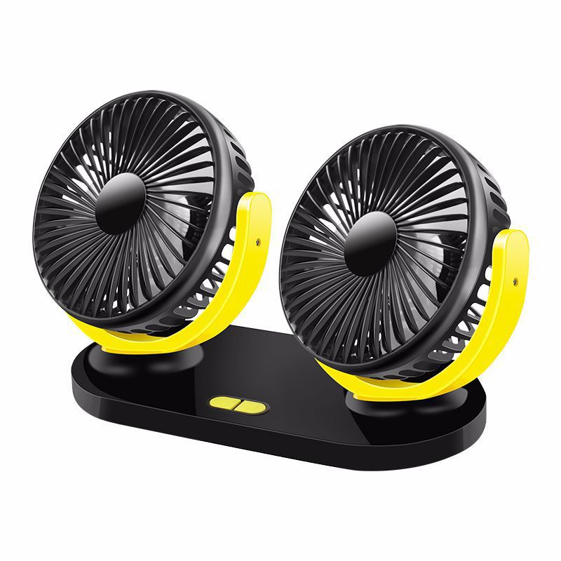 Dual-Head Rechargeable Desk Fan Bowlift