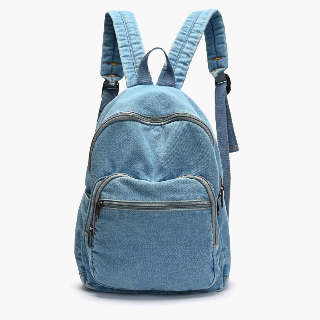 Casual Denim Backpack Bowlift