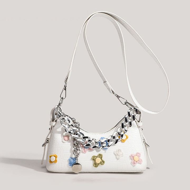 Decorative Chain Strap Handbag Bowlift
