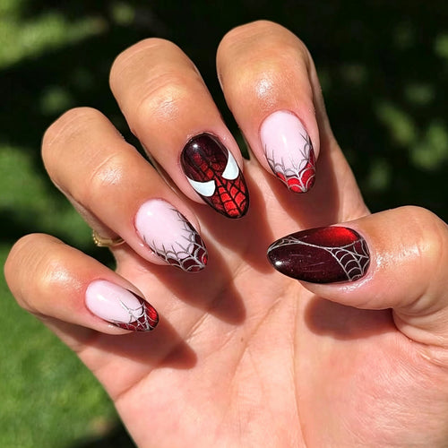 Superhero-Inspired Nail Art