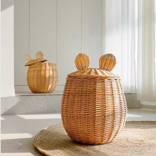 Cute Animal-Themed Storage Basket Bowlift
