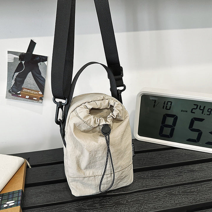 Compact Drawstring Crossbody Bag Bowlift