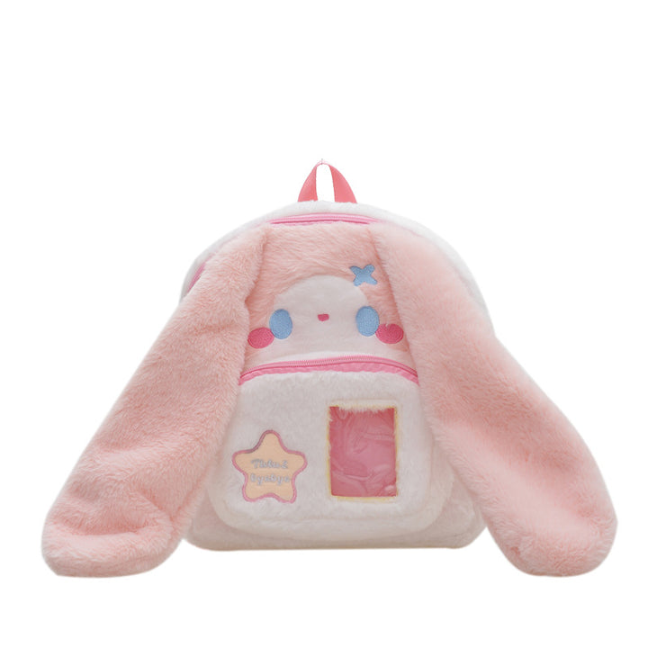 Plush Backpack in Cute Bunny Design Bowlift