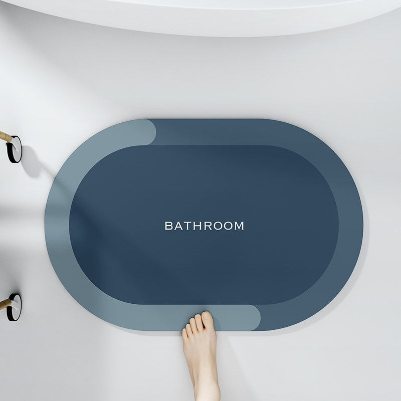 Contemporary Abstract Bathroom Mat Bowlift