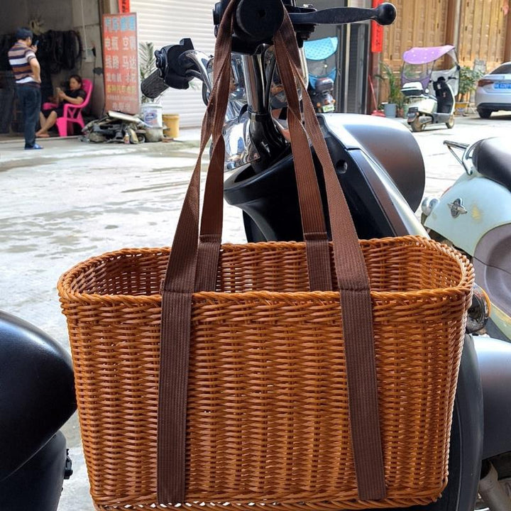 Spacious Woven Grocery Tote Bowlift