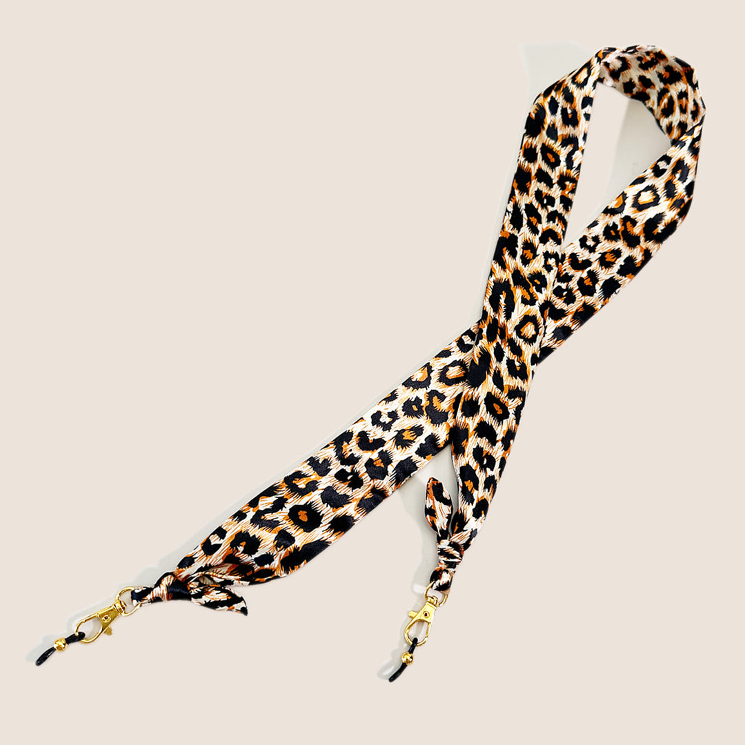 Stylish Leopard Print Eyewear Strap Bowlift
