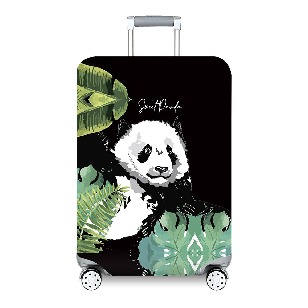 Women's Hard Shell Travel Suitcase with Custom Statement Design Bowlift