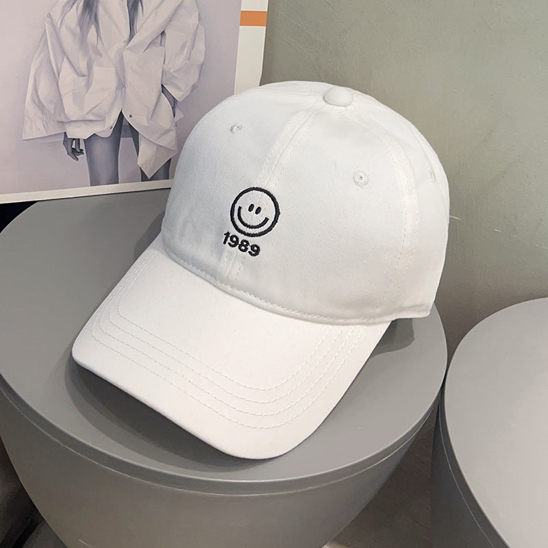 Men's Casual Smiley Embroidered Baseball Cap Bowlift