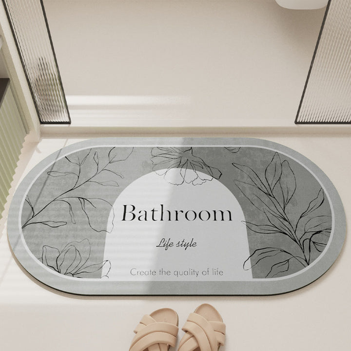 Stylish Decorative Bathroom Mat Bowlift