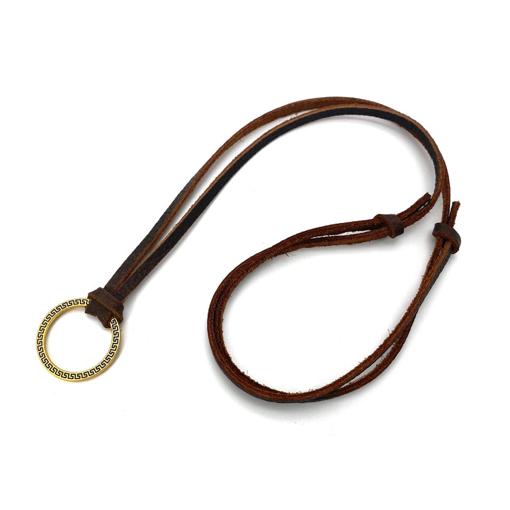 Genuine Leather Eyewear Holding Strap Bowlift