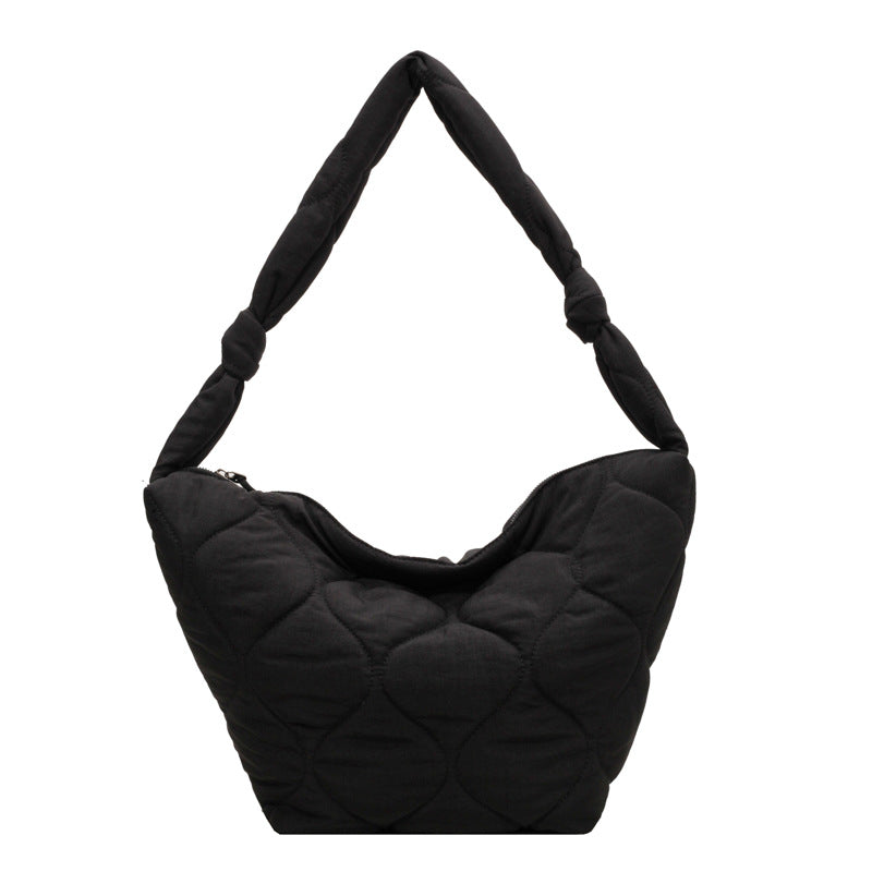 Quilted Fashion Hobo Bag Bowlift