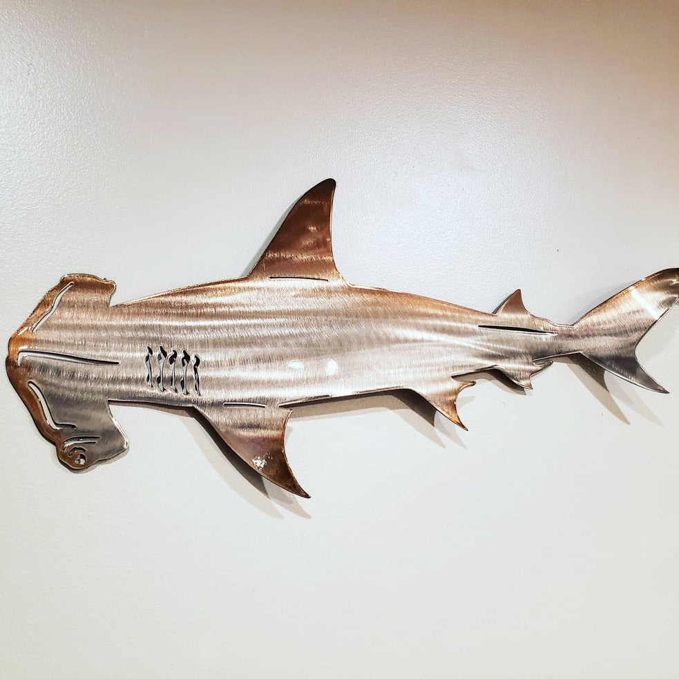 Metal Shark Wall Art