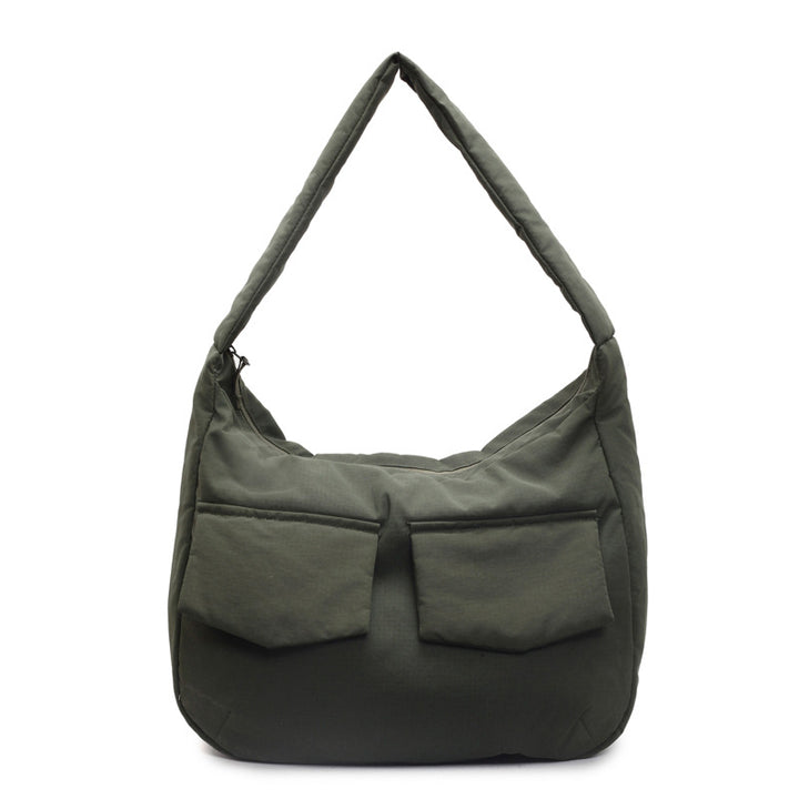 Soft Fabric Shoulder Hobo Bag Bowlift