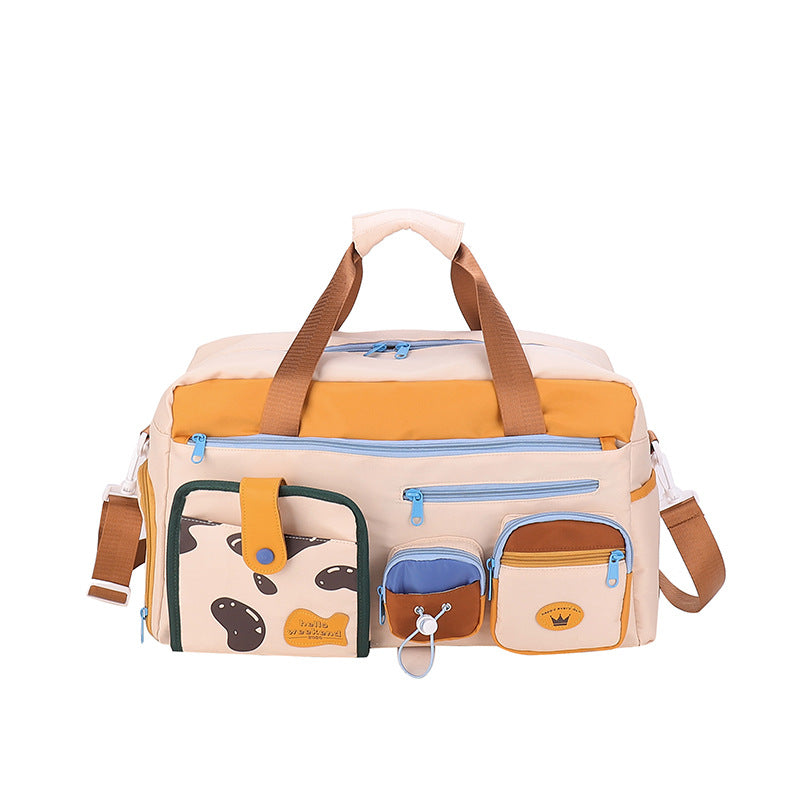 Playful Pet-Themed Travel Duffle Bag Bowlift