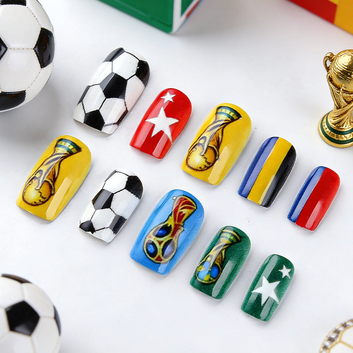 Sports-Themed Nail Art Set Bowlift