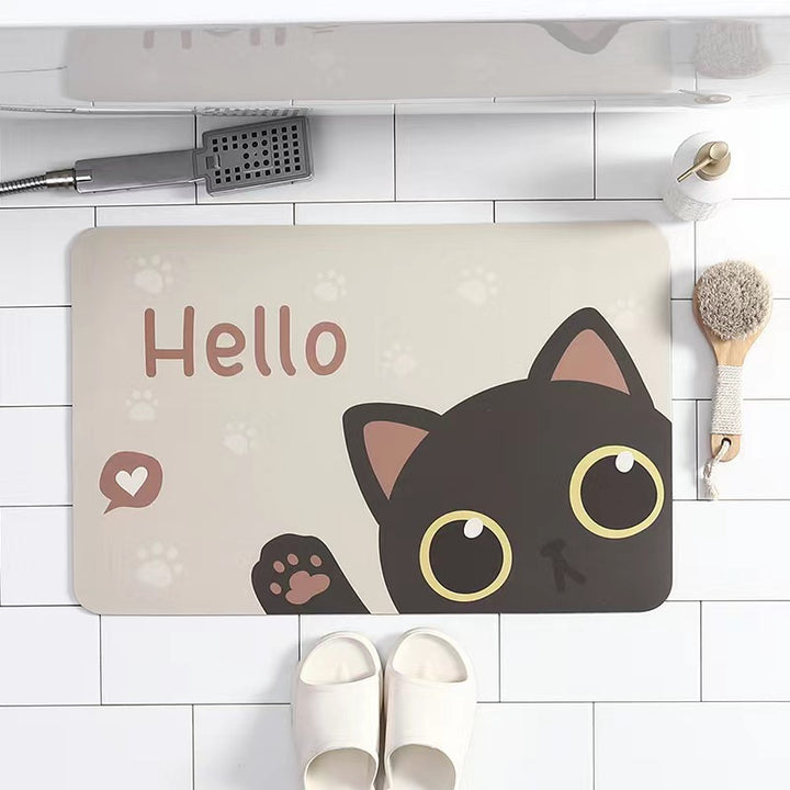 Abstract Landscape Bath Mat Bowlift