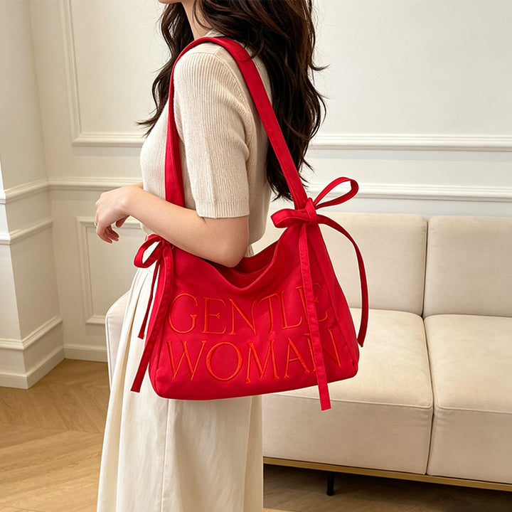 Stylish Satin Bucket Bag Bowlift