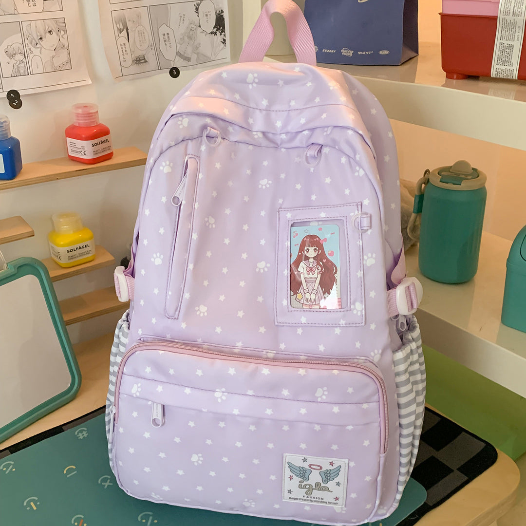 Cute Character-Themed School Backpack Bowlift