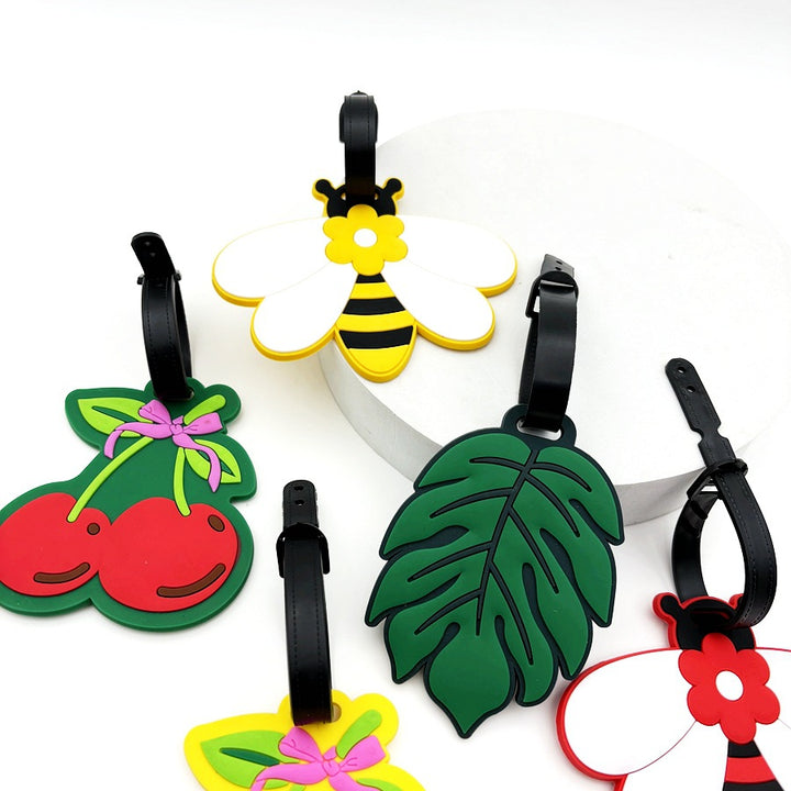 Bee-Themed Luggage Tag Bowlift