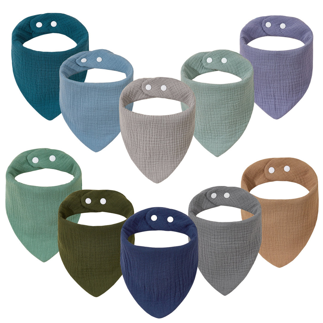 Soft Muslin Bandana Bibs Bowlift