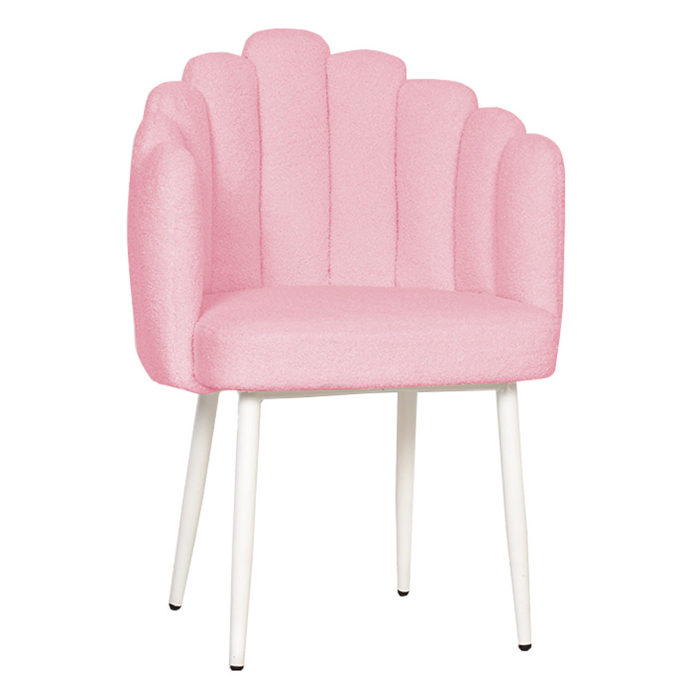 Plush Upholstered Accent Chair Bowlift
