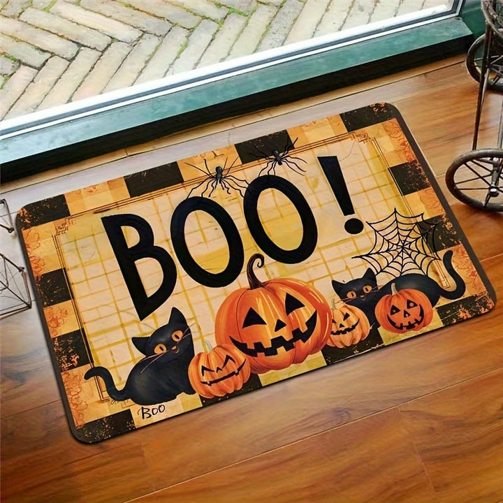 Artistic Skull-Themed Area Rug Bowlift