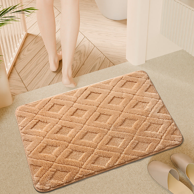 Textured Memory Foam Bath Mat Bowlift