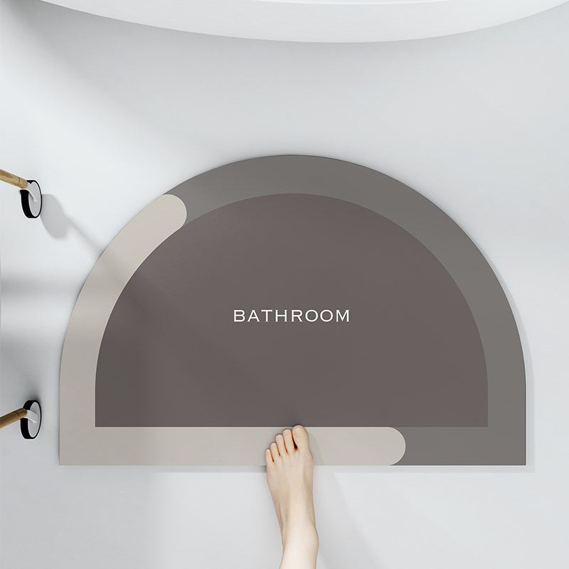 Contemporary Abstract Bathroom Mat Bowlift