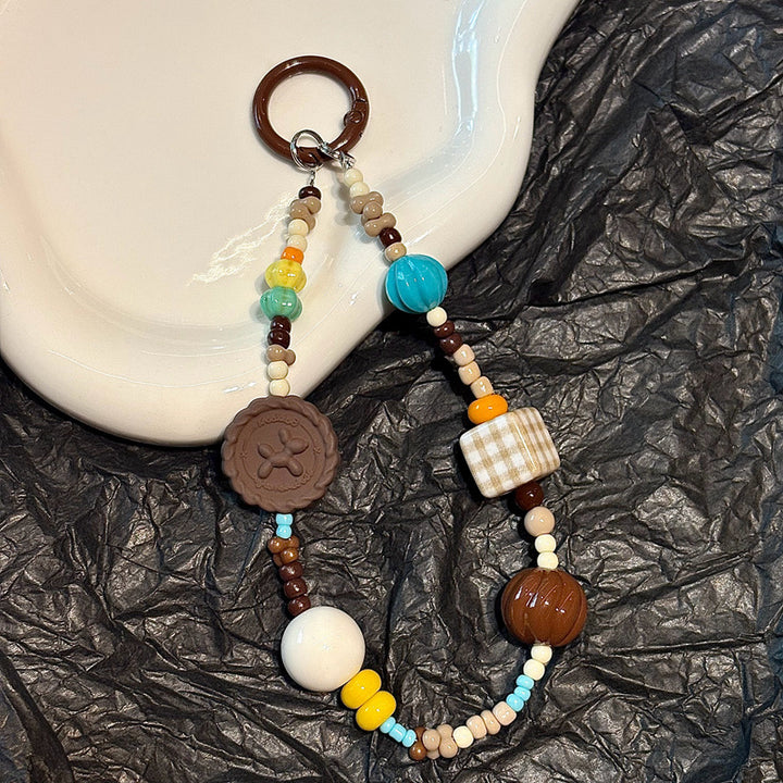 Decorative Bead Keychain Bowlift