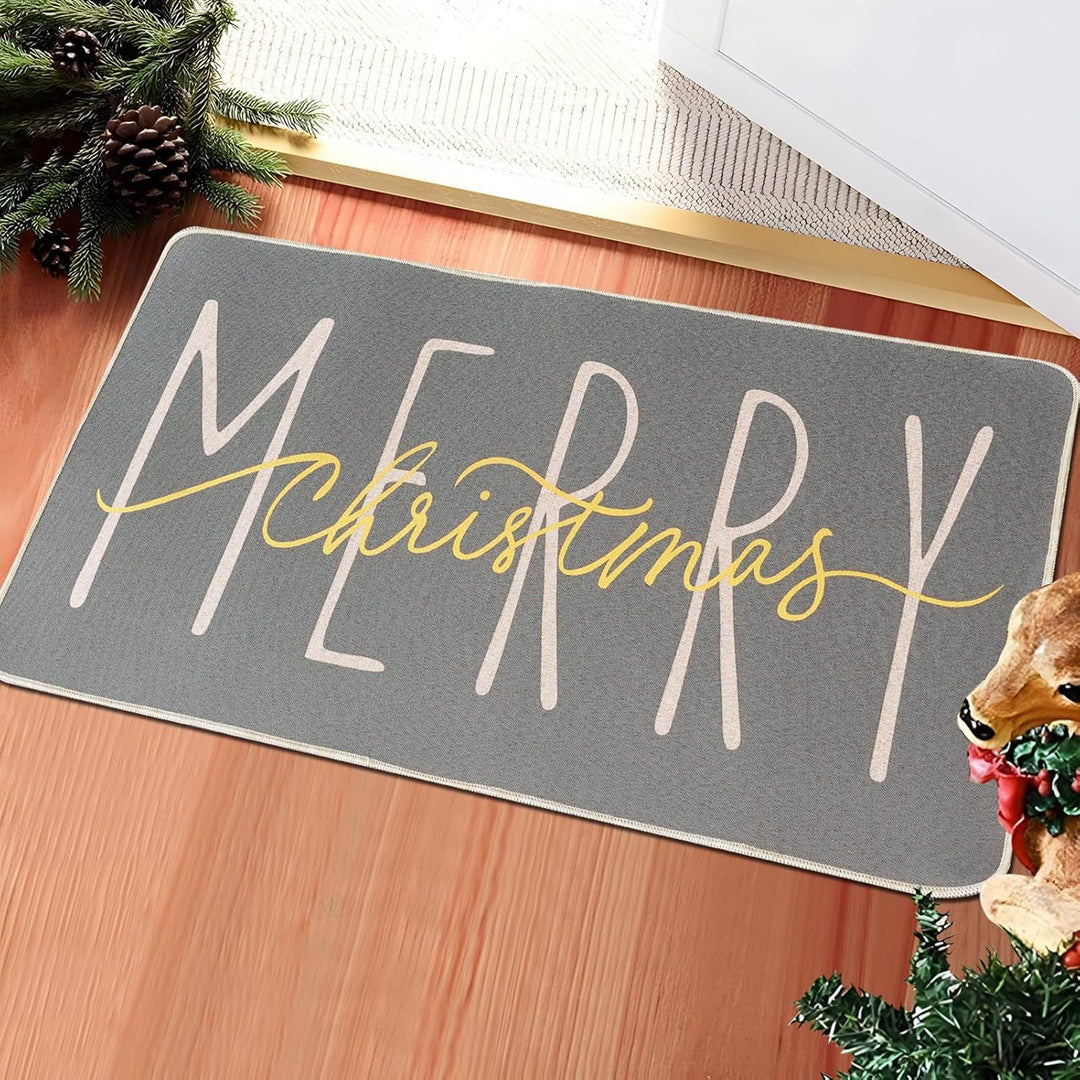Festive Holiday Door Mat Bowlift