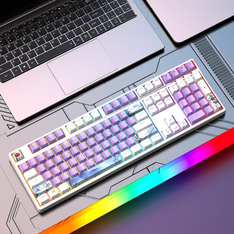 Custom Gaming Keyboard with RGB Backlighting Bowlift